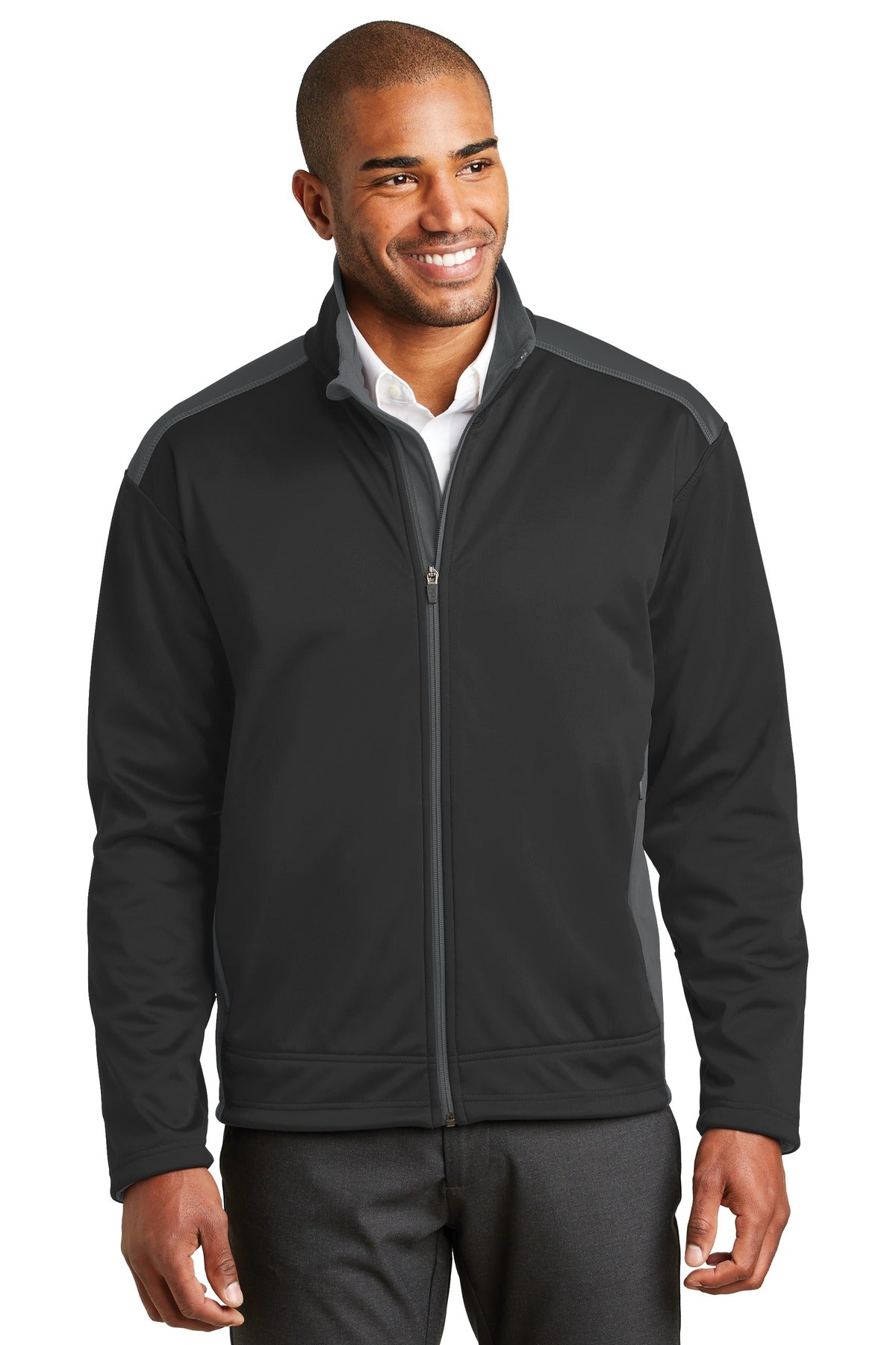 Port Authority zweifarbige Herren-Softshelljacke – J794