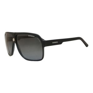 Carrera 33/S R6S9O Herren-Sonnenbrille in transparentem Grau/Schwarz, 62–11–140 – 7732432502844