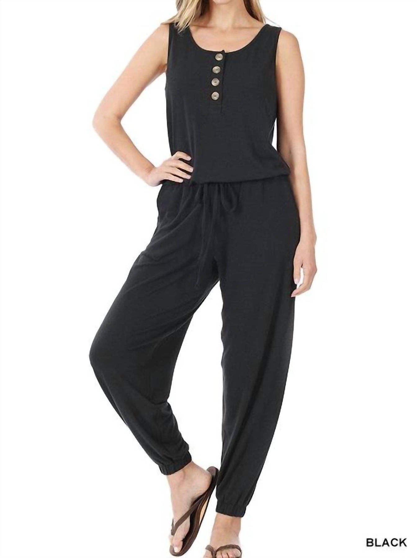 Jogger 7732527267900 Overall – ärmellos, Schwarz