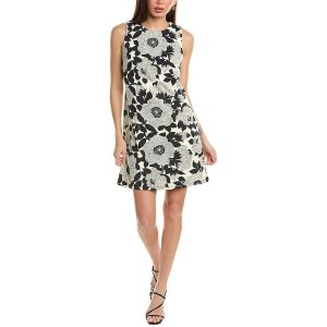 Ellis gerade geschnittenes Kleid – bedruckt