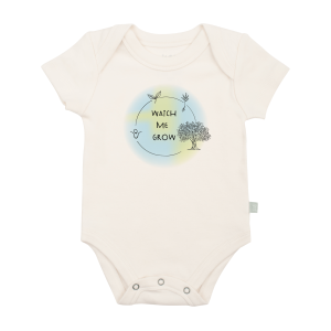 Baby-Body mit Grafikmotiv „Watch Me Grow“