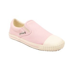 Vulcanized Sneaker – zum Hineinschlüpfen, Canvas, eckige Form, Rosa
