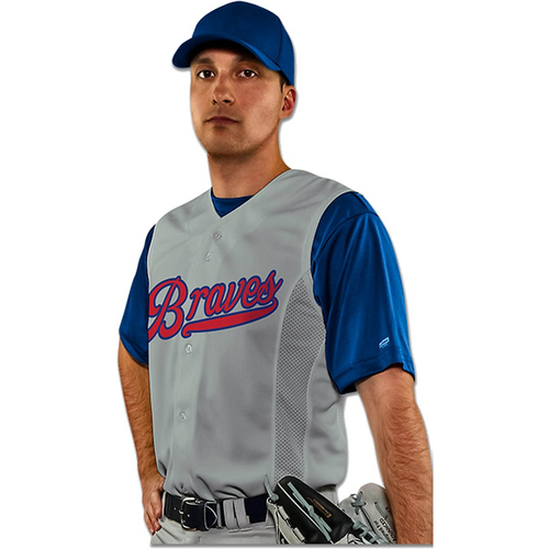 League Outfitters Custom Elite sublimierte Weste mit durchgehender Knopfleiste