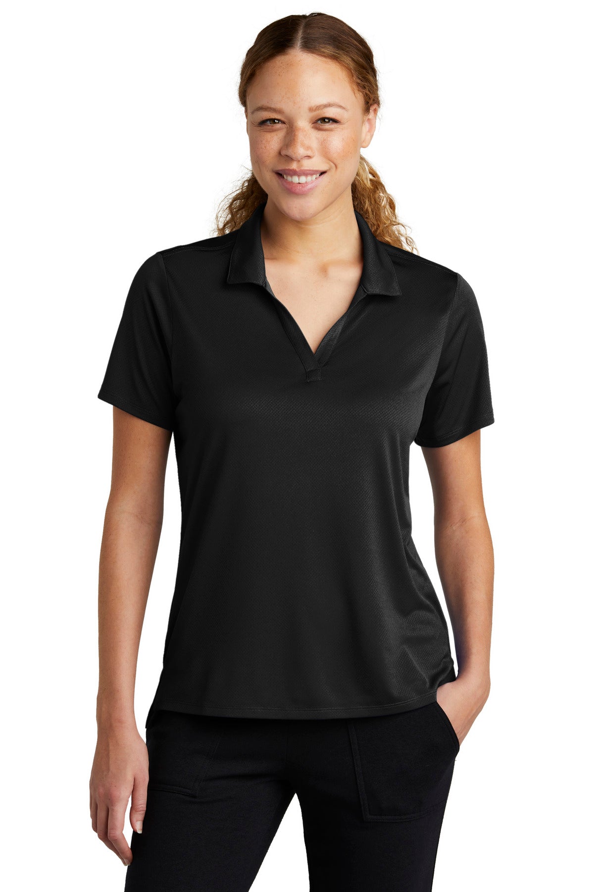 Sport-Tek – Damen-Poloshirt, Sideline – LST535