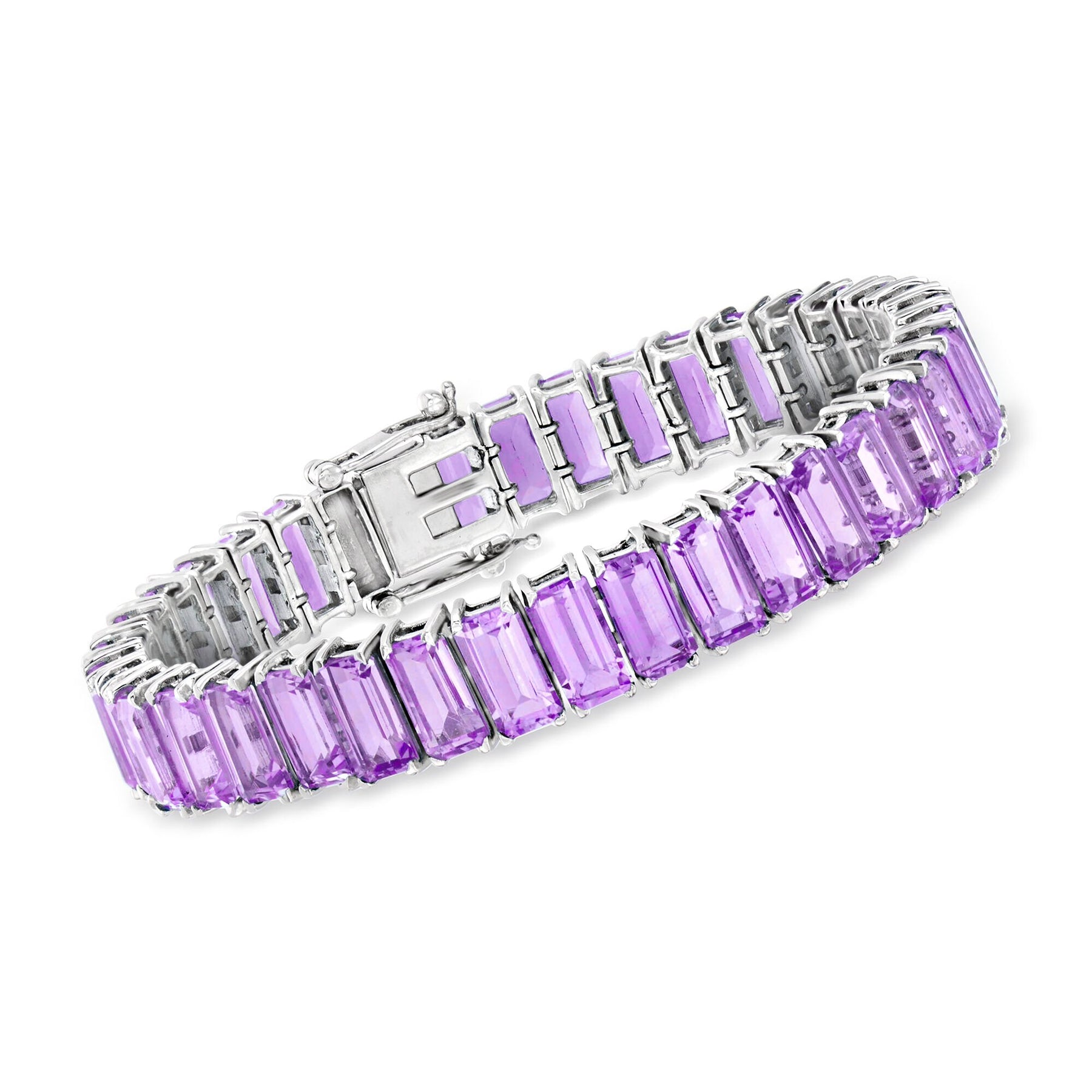 Ross-Simons Tennis Armband – Sterlingsilber, Amethyst