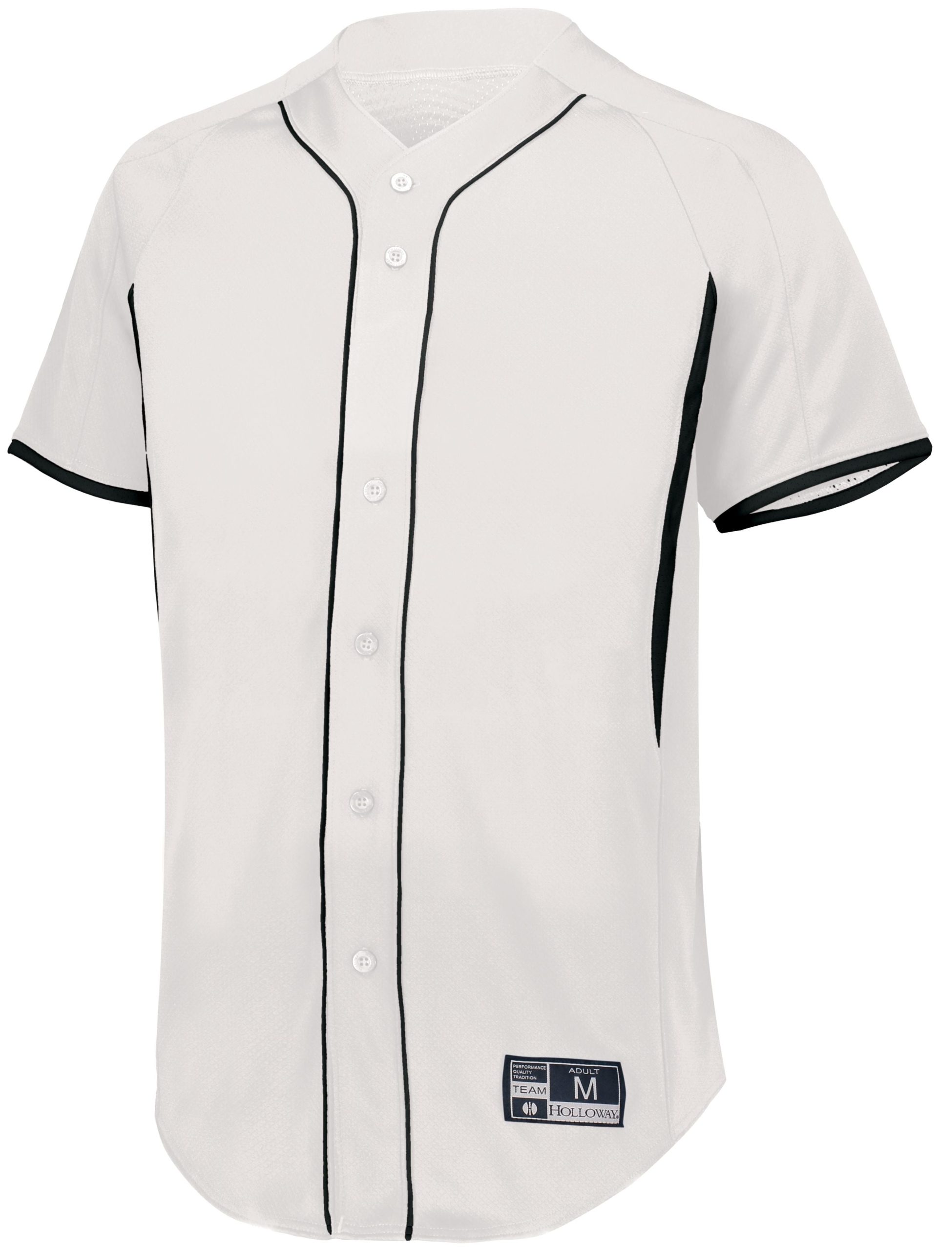 Holloway Game7 Jugend-Baseballtrikot mit durchgehender Knopfleiste