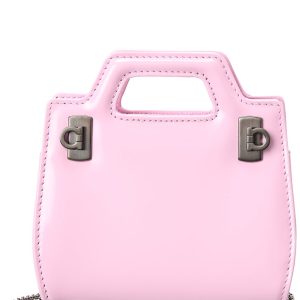 Ferragamo Wanda Tasche – Leder, feine Struktur
