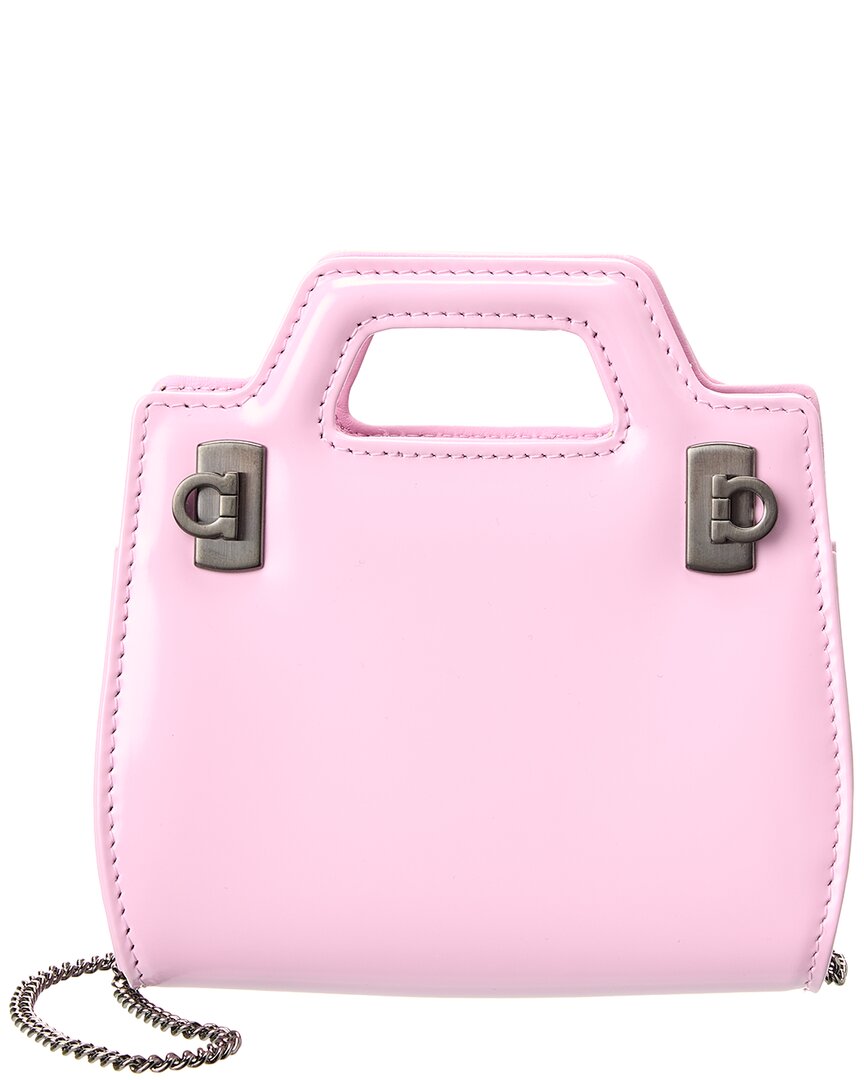Ferragamo Wanda Tasche – Leder, feine Struktur