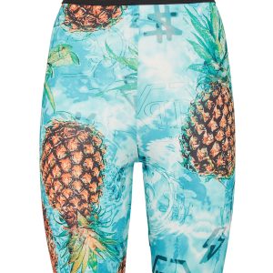 Pineapple Skies Jogging-Shorts mit Schmucksteinen
