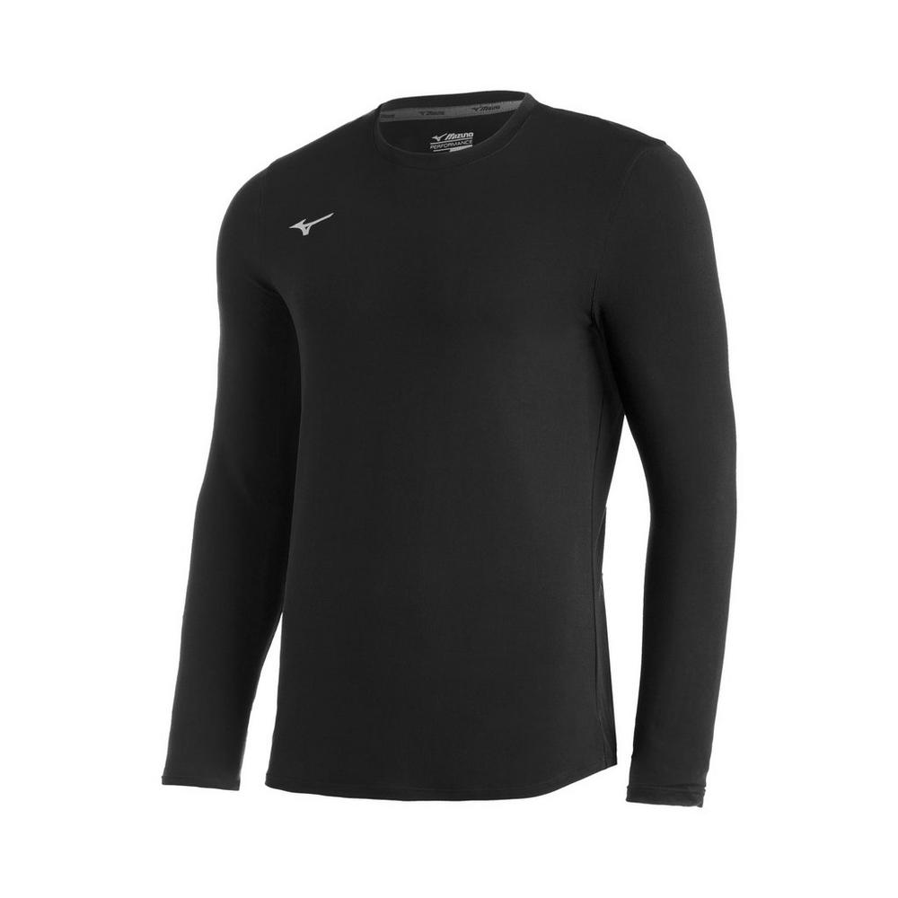 Mizuno Comp Diamond langärmeliges Kinder-Oberteil mit Rundhalsausschnitt