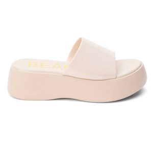 Solar Plateausandalen in Nude