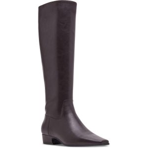 Florence kniehohe Stiefel – Kunstleder, unifarben