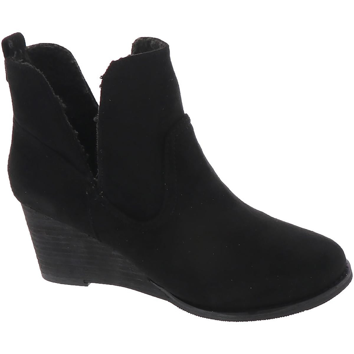 Ember Stiefeletten aus Velourslederimitat mit Absatz