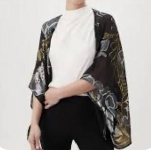 Exquisite Jacke in Black Metallic