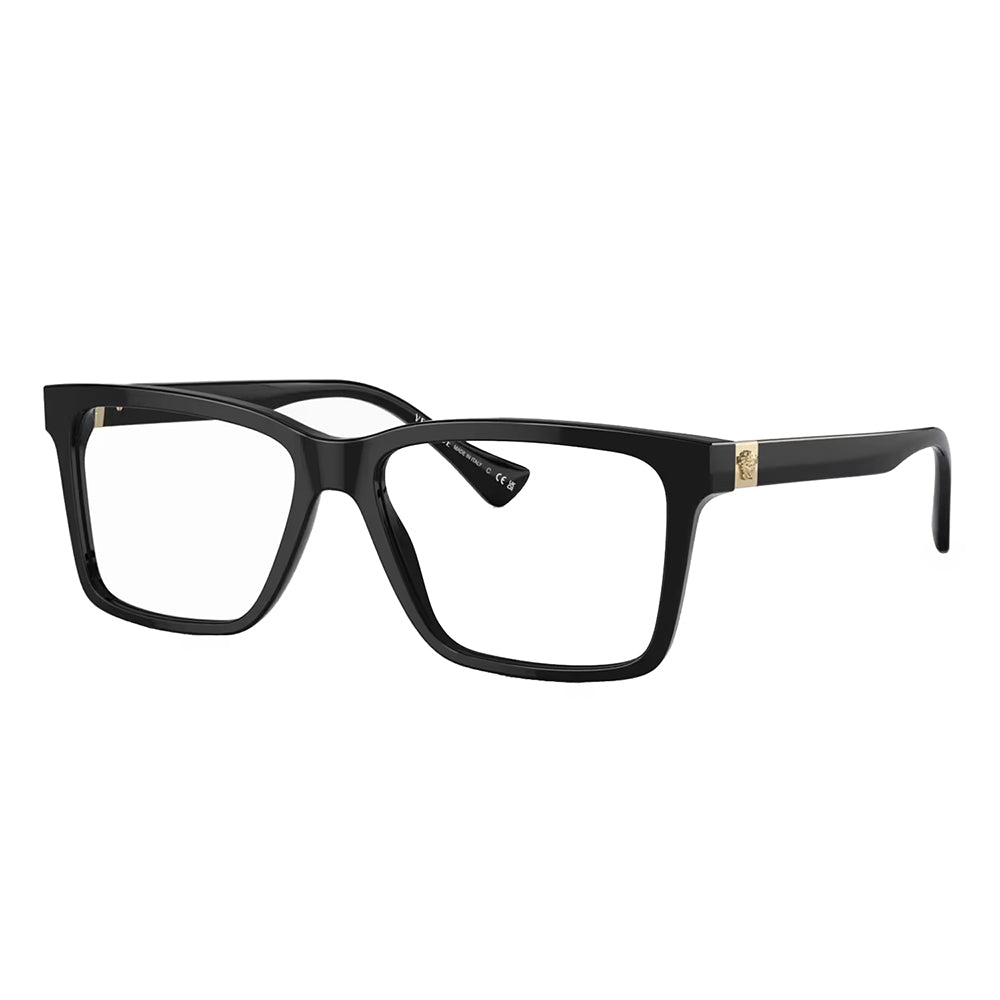 Versace VE 3328 GB1 rechteckige Unisex-Brille – 56 mm