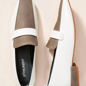 Moritz Damen-Loafer in Weiß/Grau