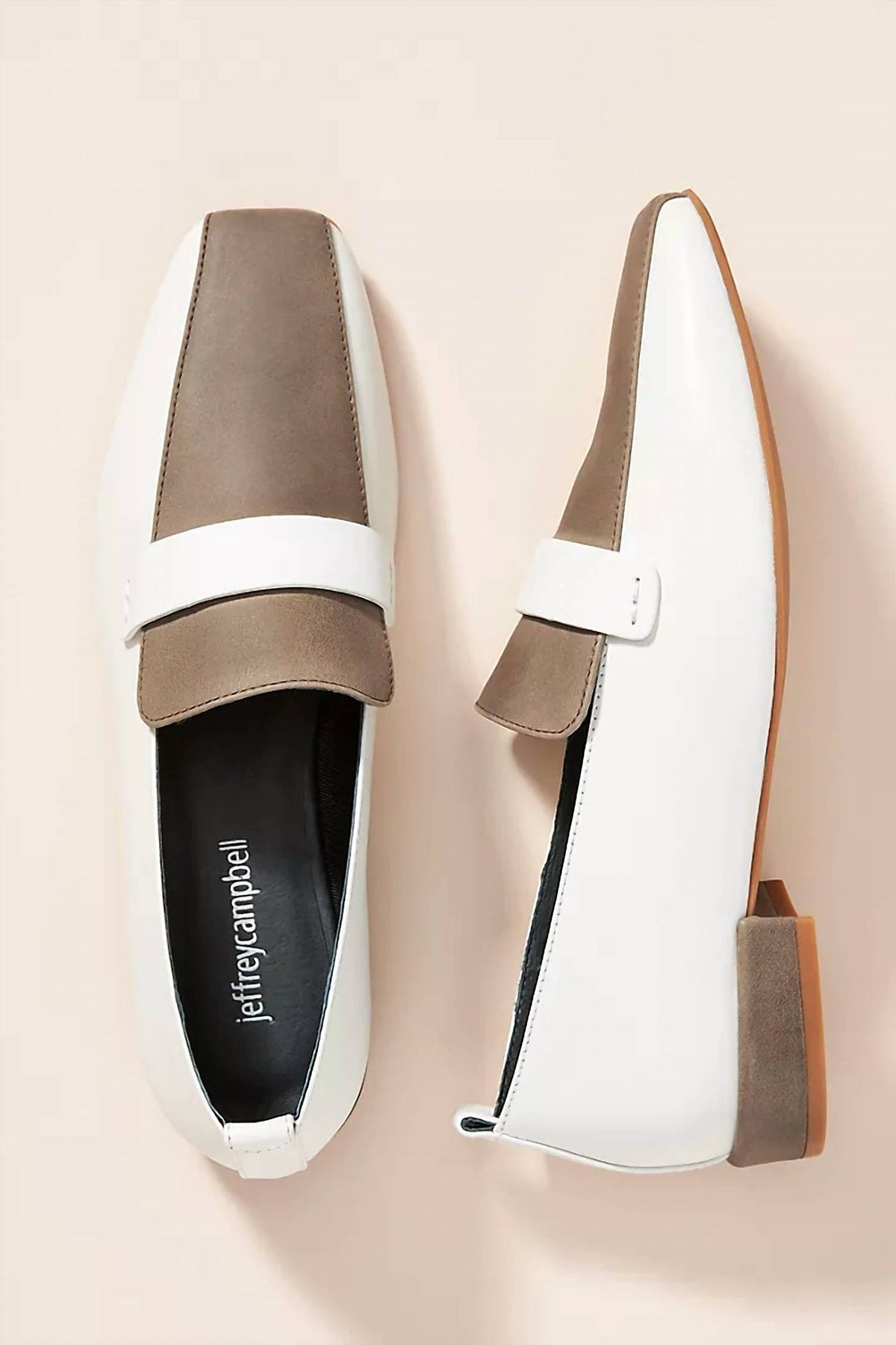 Moritz Damen-Loafer in Weiß/Grau