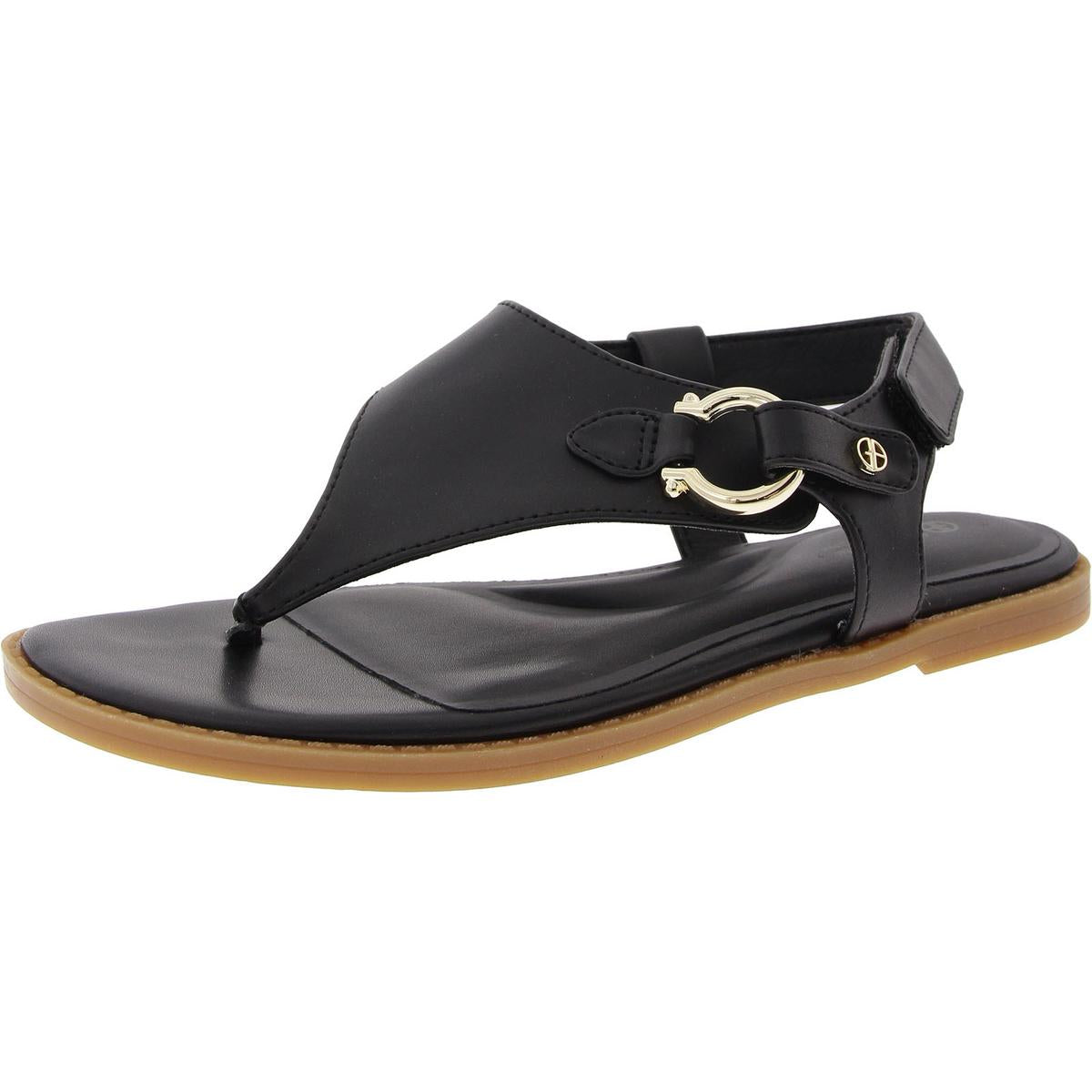 Sandalen – Kunstleder, verstellbar, T-Riemen