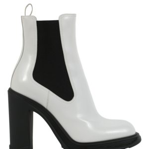Chelsea-Stiefel – Leder, mit Absatz