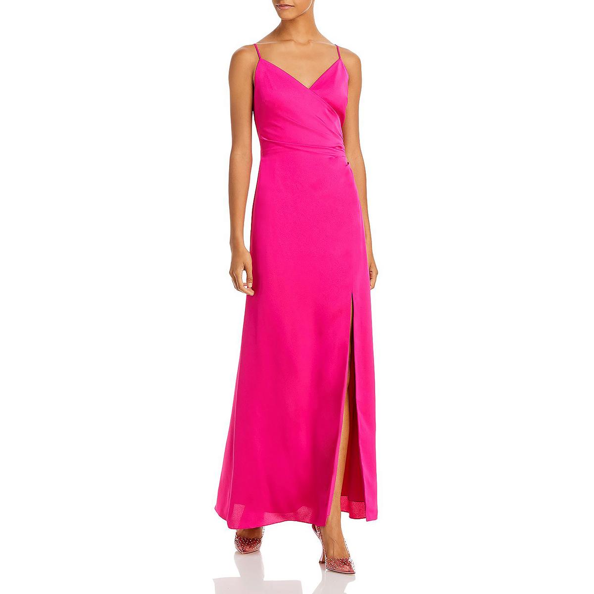 Maxikleid mit Bindeband hinten und geschlitztem Saum