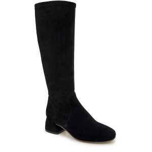 EMILY STRETCH BOOT elastische kniehohe Stiefel aus Veloursleder