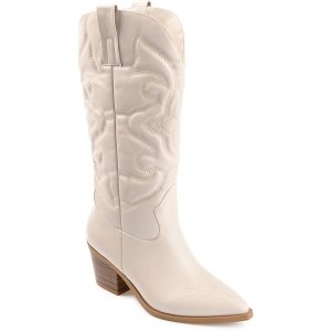 Chantry Cowboy-Westernstiefel aus Kunstleder mit spitzer Zehenpartie