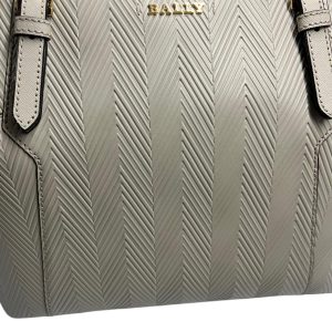 Bally Samirah 6232741 Caillou Split Shopper – geprägt, Damen, Rindsleder