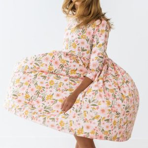 Pretty Peachy Kleid mit schwingendem Rock