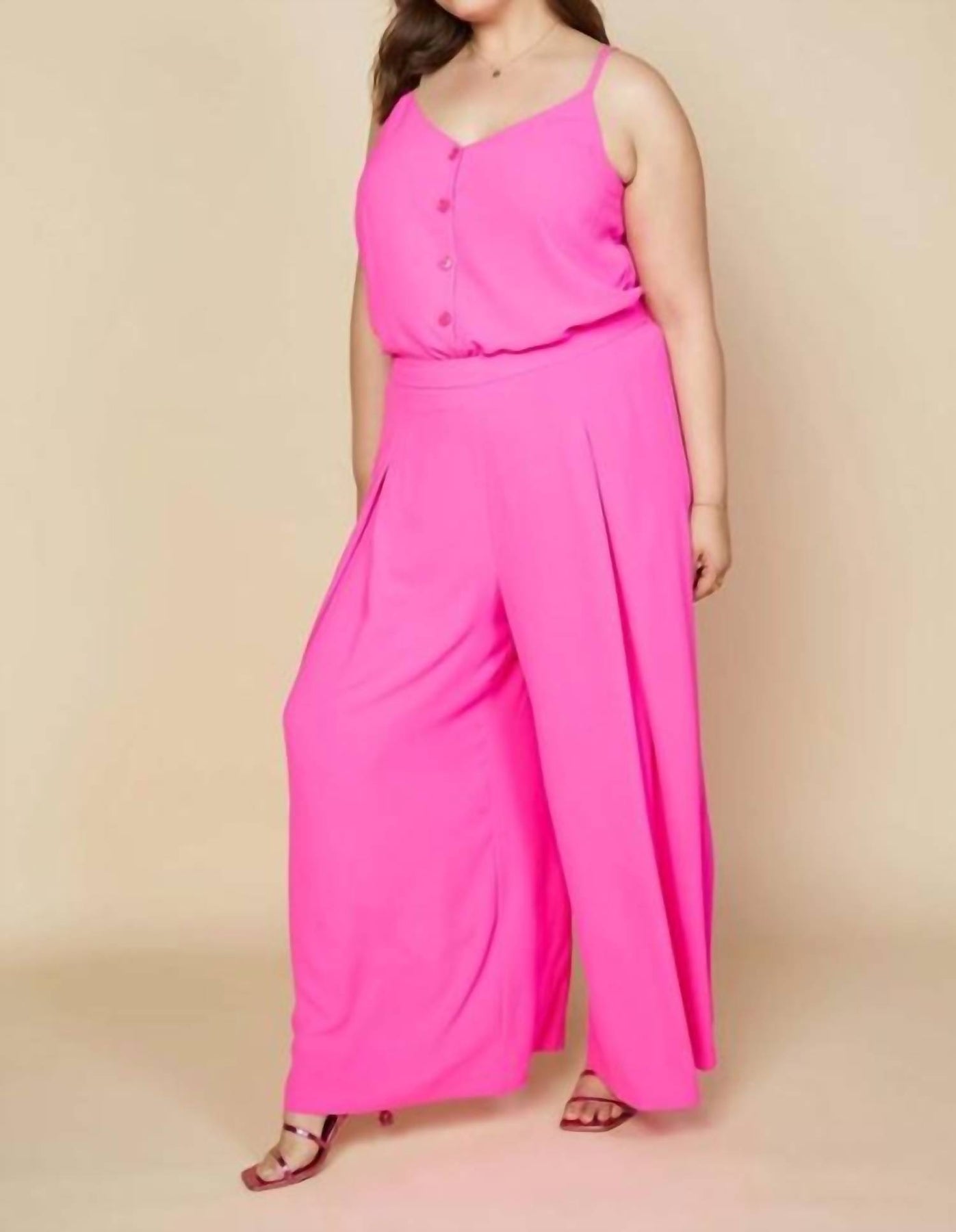 Ultra Palazzo-Hose – Rosa