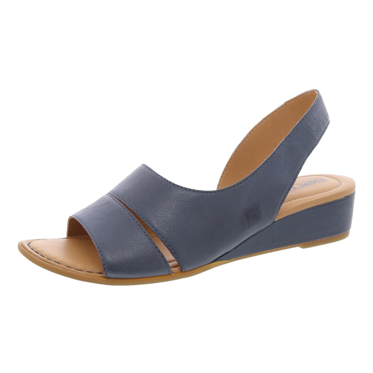 Sandalen – gepolsterte Innensohle, Fersenriemen, Leder