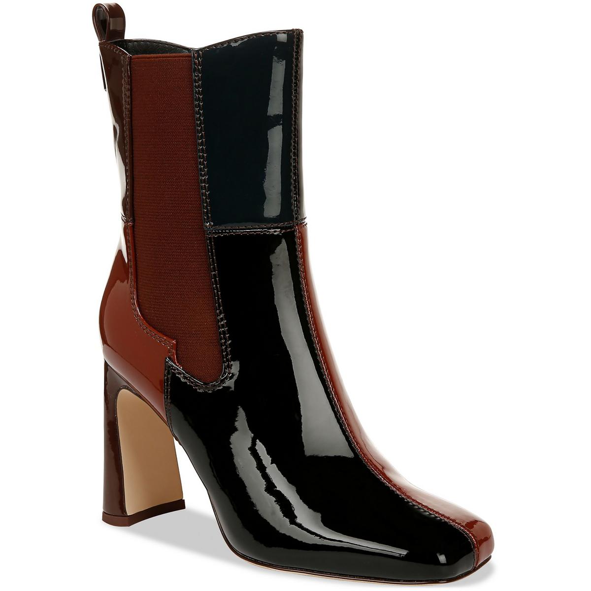 ELLE halbhohe Stiefel – Leder, elastisch