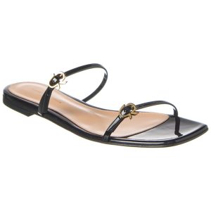 Gianvito Rossi Ribbon Cruise Lack-Sandale
