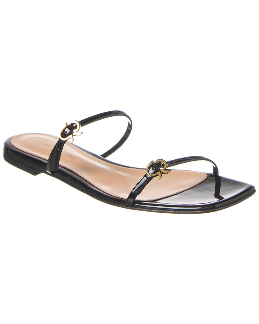 Gianvito Rossi Ribbon Cruise Lack-Sandale