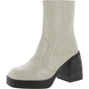 Ruby Shine Stiefeletten – Lackleder, Blockabsatz