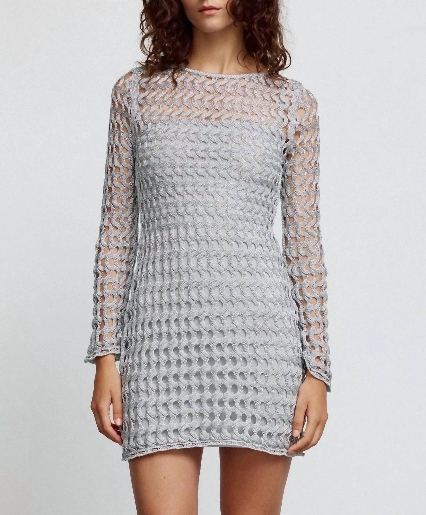 Adley Minikleid – Silber