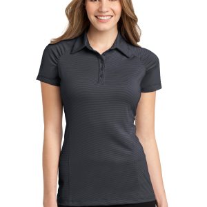 Port Authority Fine L558 Poloshirt – Funktionsausführung, Streifenmuster, Damen