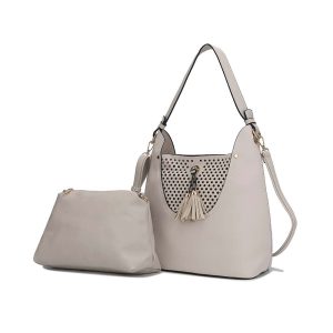 Mia K Amara Set aus Hobo-Tasche und Umhängetasche – 7733797716028