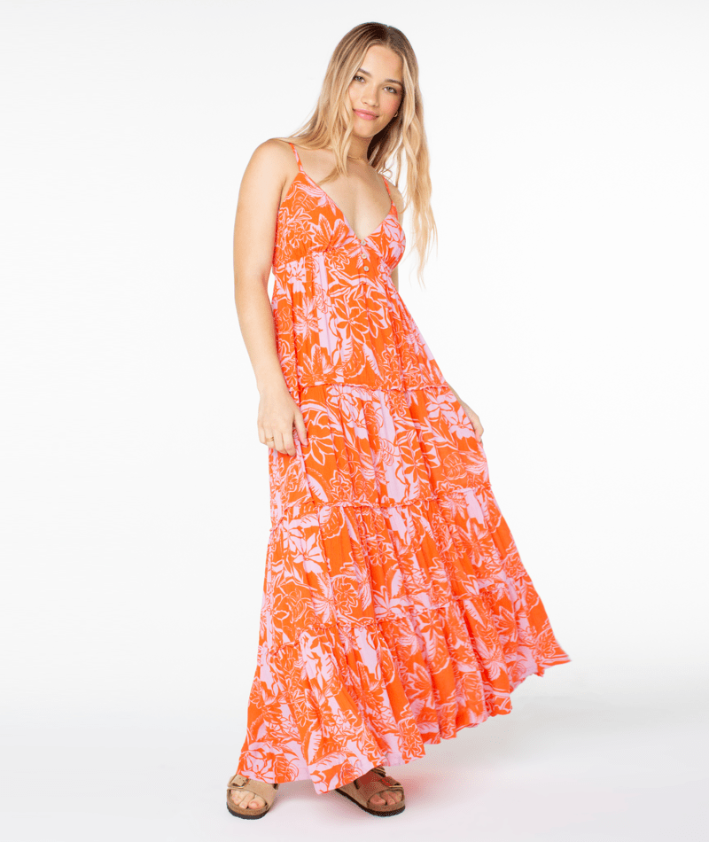 Roxy Warm Rays Damen-Maxikleid