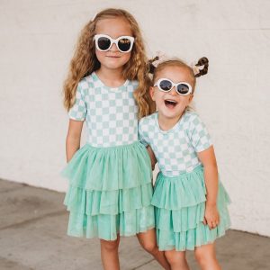 MINT CHECKERS DREAM Tutu-Kleid