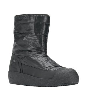 Bally Cuper Curling 8 Stiefel – Lammfellfutter, Dunkelblau, Herren, Größe