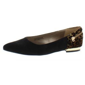 Novatoo flache Schuhe – Velourslederimitat, zum Hineinschlüpfen