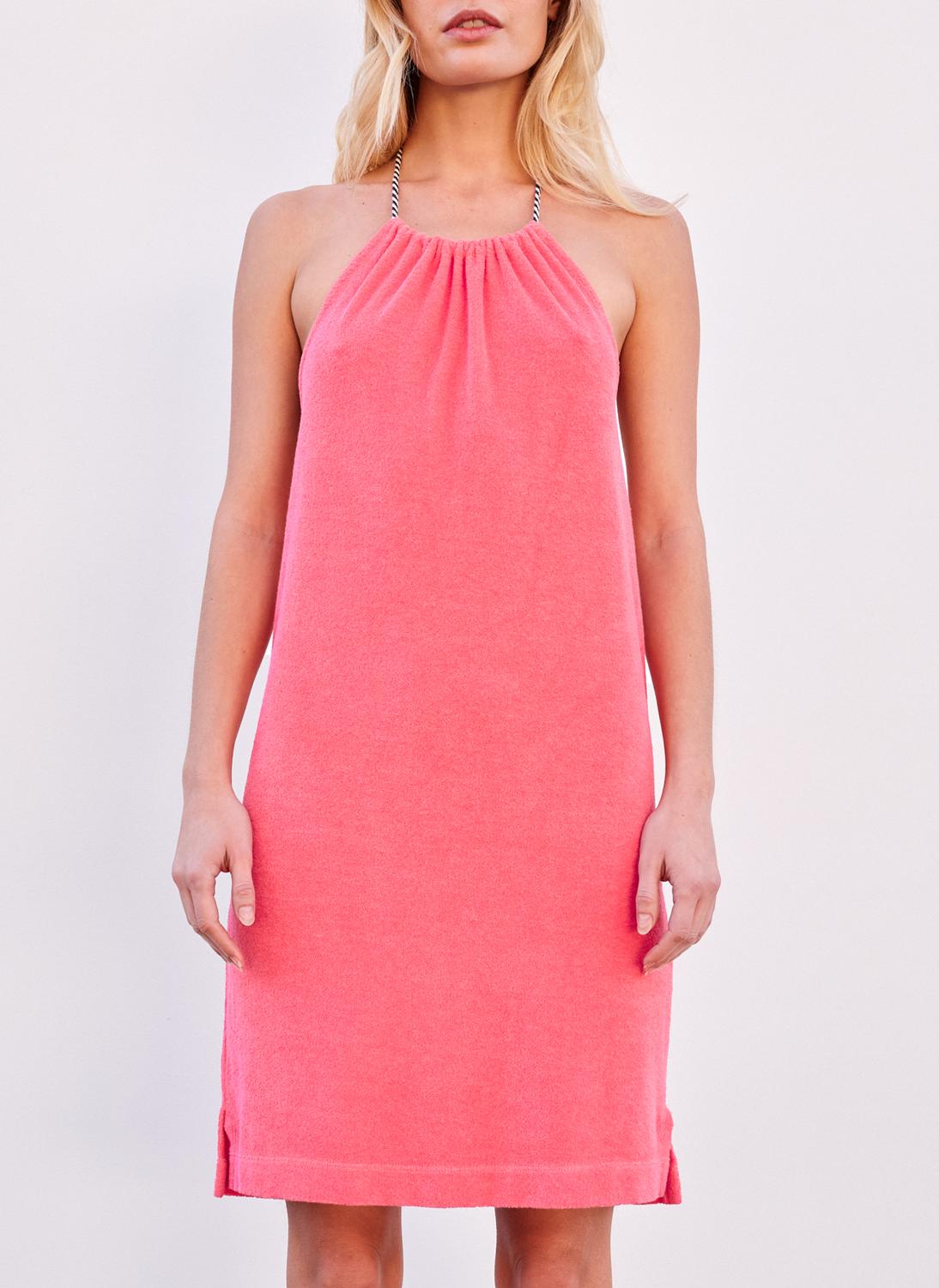 Lounge 7732515536956 Kleid – Neckholder, Koralle