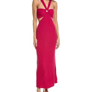 ba&sh Maxikleid mit Cut-outs