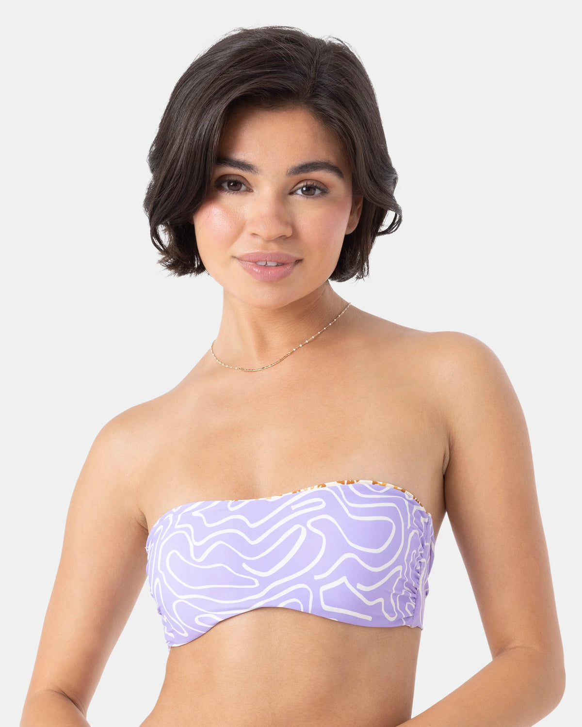 Roxy Sunshine State of Mind wendbares Damen-Bandeau-Bikinioberteil