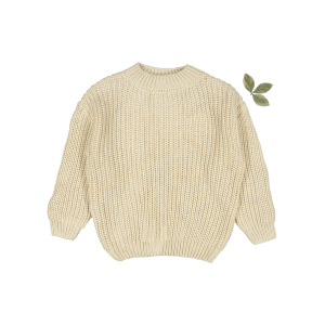 The Chunky Pullover – Strick, Knochenweiß