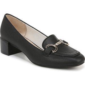 BLISS Loafer mit Absatz – Kunstleder, gepolstertes Fußbett