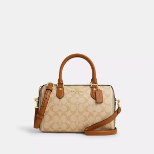 Coach Outlet Rowan Handtasche aus Blocked Signature Canvas