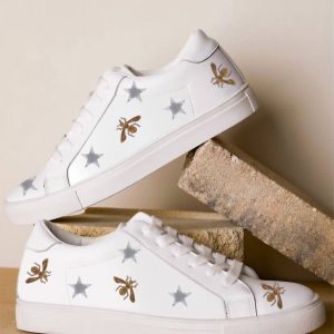 Queen Bee Damen-Sneaker – Weiß