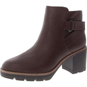 Madalynn-STR wadenlange Kunstlederstiefel