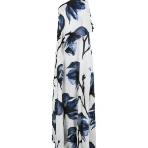 One-Shoulder Maxikleid – drapiert